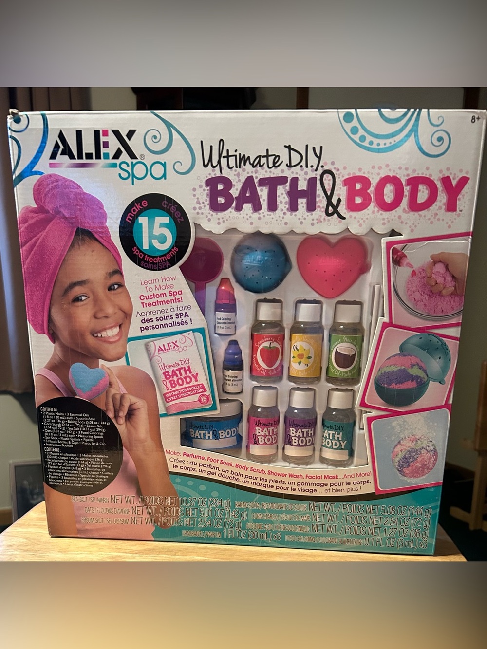 Alex Spa Ultimate D.I.Y. Bath & Body Set – Pink